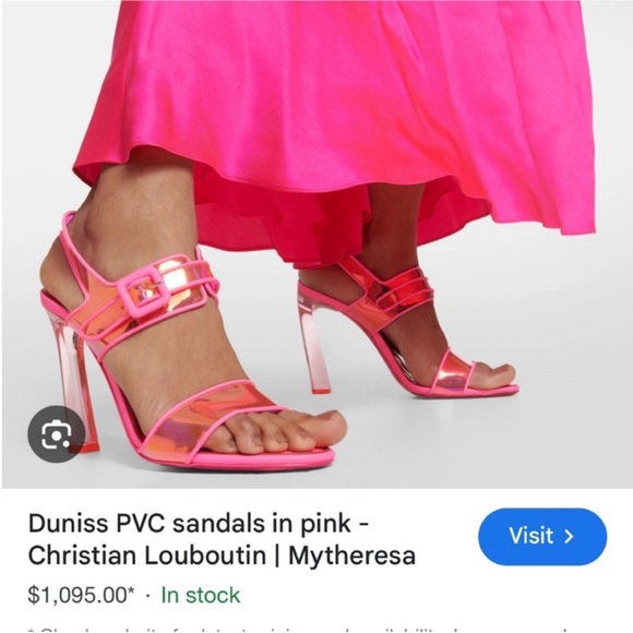 Christian Louboutin Loubi Duniss Holographic heels 100mm RETAIL 1,095 - Picture 4 of 10